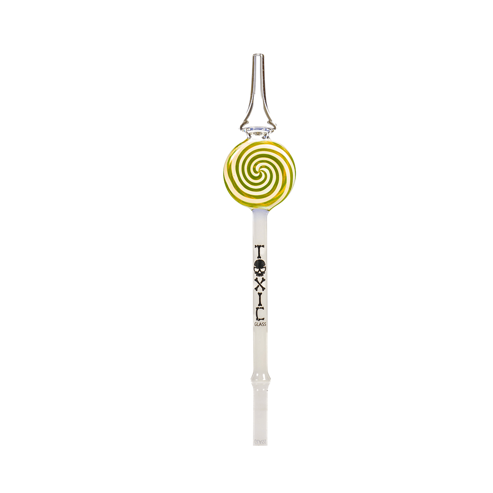 MKGlass TXNC28 Toxic Lollipop Nectar Collector Yellow