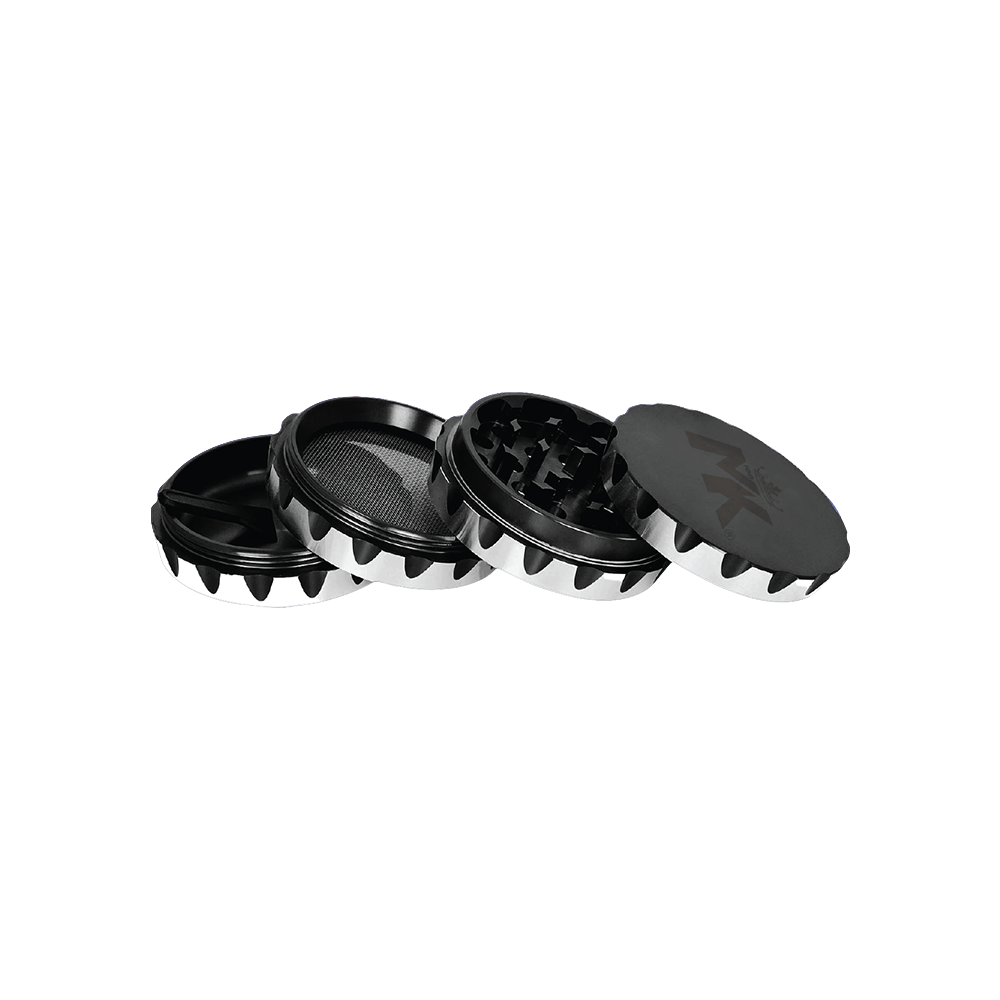 MKGlass MKGR4 Blade 4 Part Premium Grinder Display (6pc Display) Black