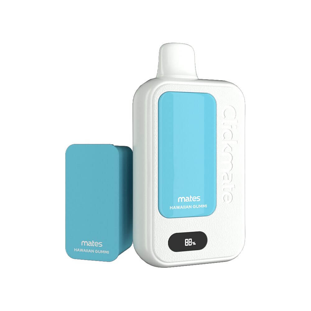 7Daze Clickmate Disposable Starter Kit | 15000 Puffs | 18mL | 50mg | MOQ 5 | Hawaiian Gummii
