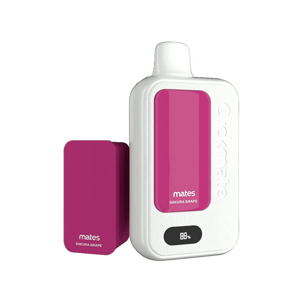 7Daze Clickmate 2% Disposable Starter Kit | 15000 Puffs | 18mL | MOQ 5 | Sakura Grape