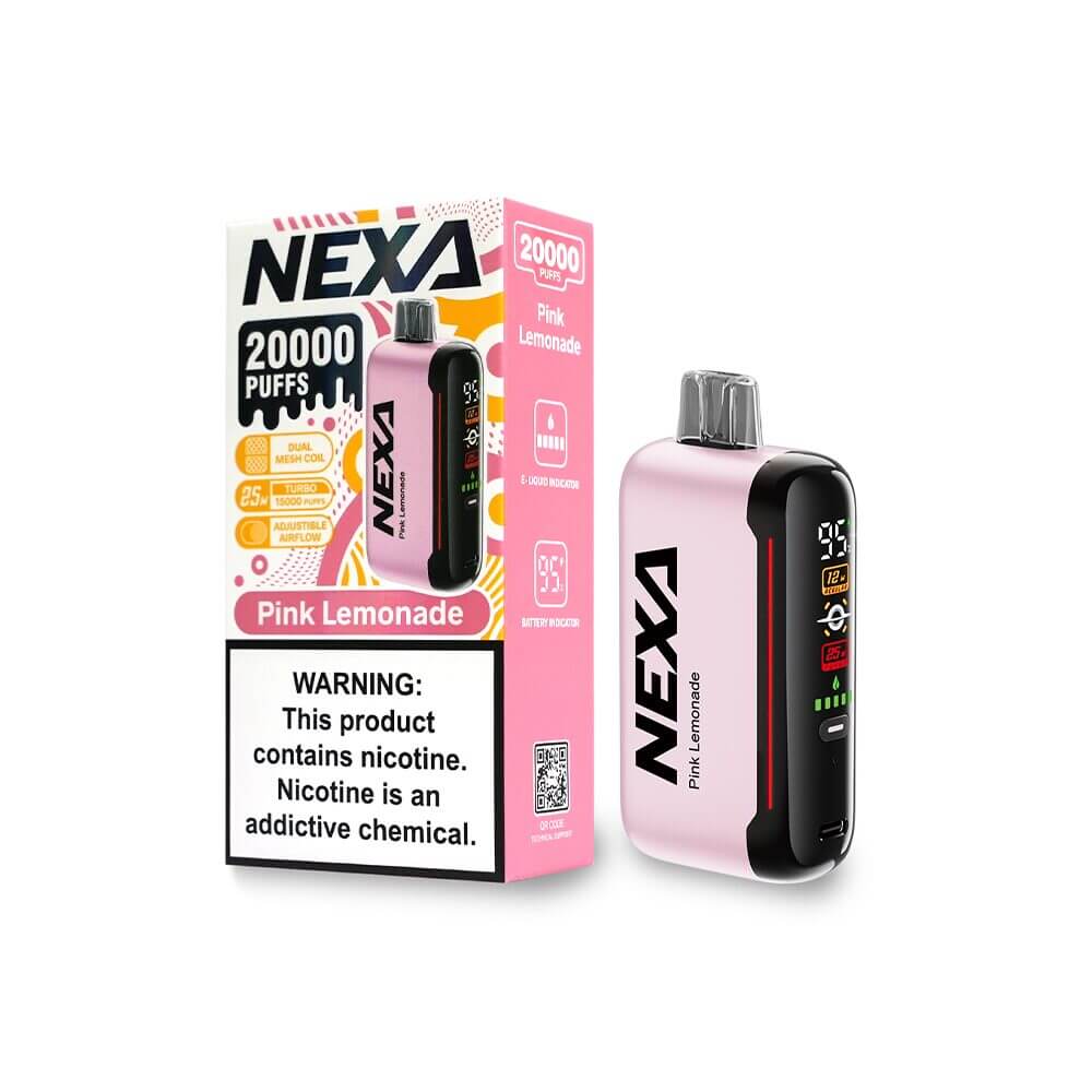 NEXA N20000 Disposable | 20000 Puffs | 20mL | 50mg | MOQ 5 | Pink Lemonade with Packaging