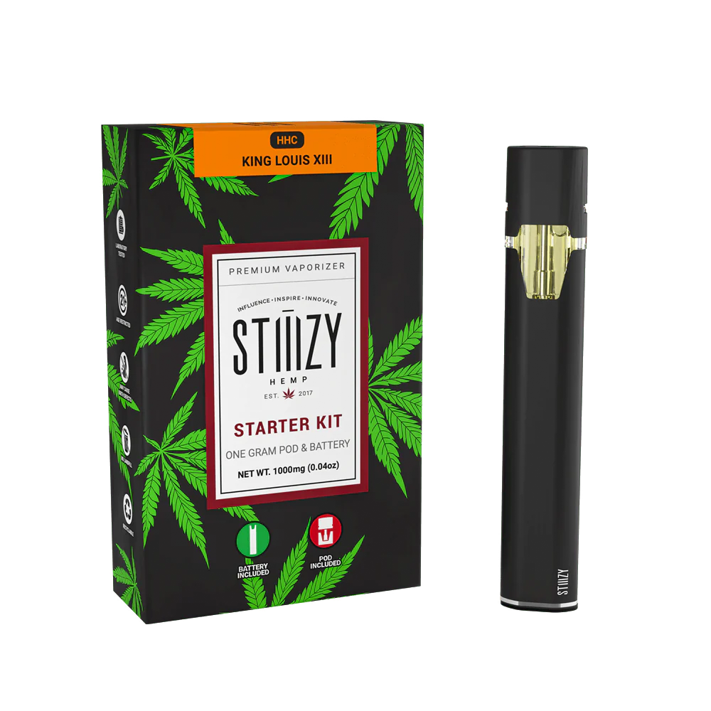 STIIIZY Starter Kit HHC (1g Pod + Battery) | MOQ 5 | King Louis XIII with Packaging