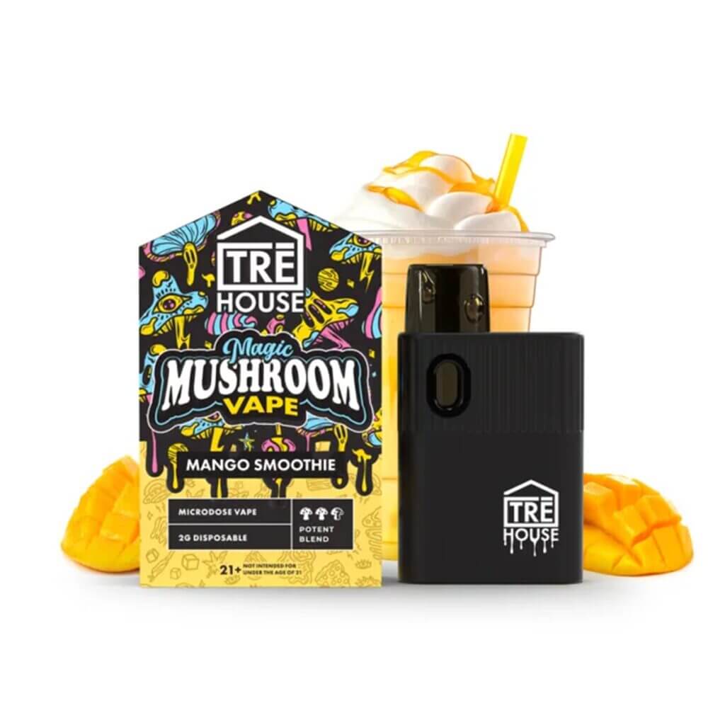 Tre House Magic Mushroom Disposable (2g) | Mango Smoothie with Packaging