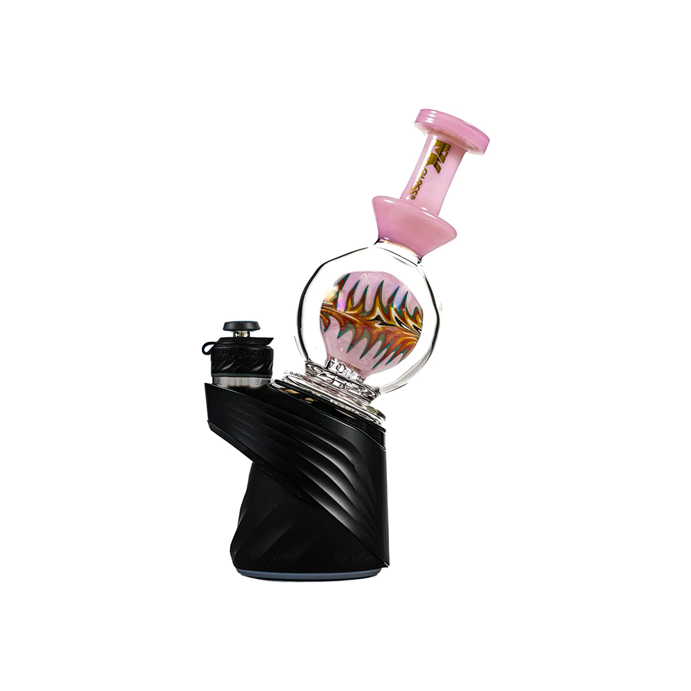 MKGlass MKAT7 Wigwag Sphere Puffco Glass Attachment (Glass Attachment Only) Slime Pink