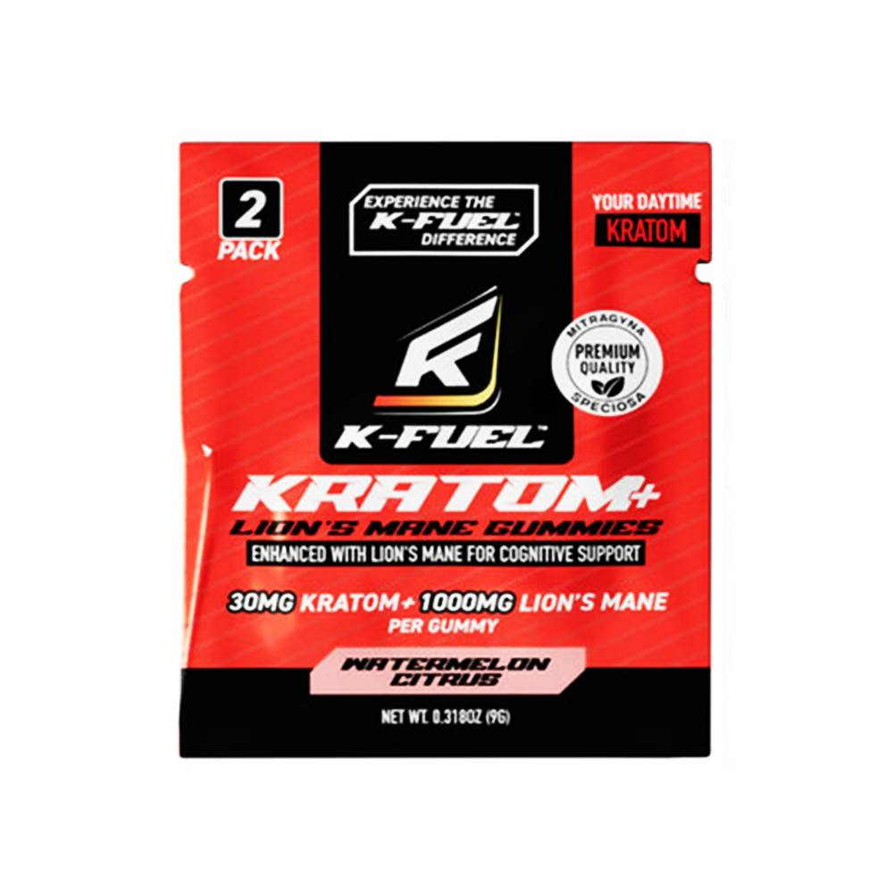 K-Fuel Kratom + Lion’s Mane Gummies 2-Pack (40pc Gravity Feeder Display) - Watermelon Citrus