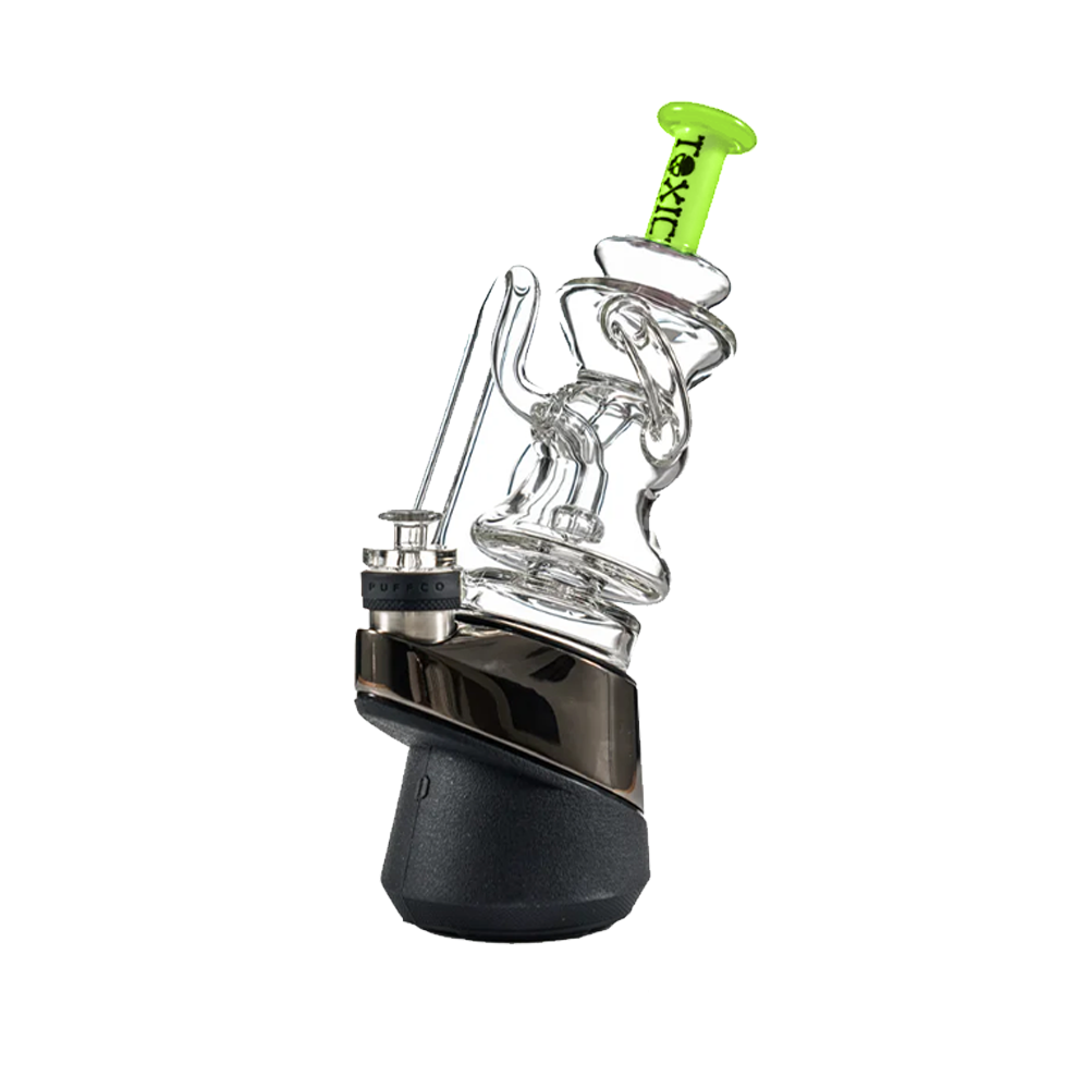 MKGlass TXAT15 Toxic Puffco Glass Attachment (Attachment Only) - Lime
