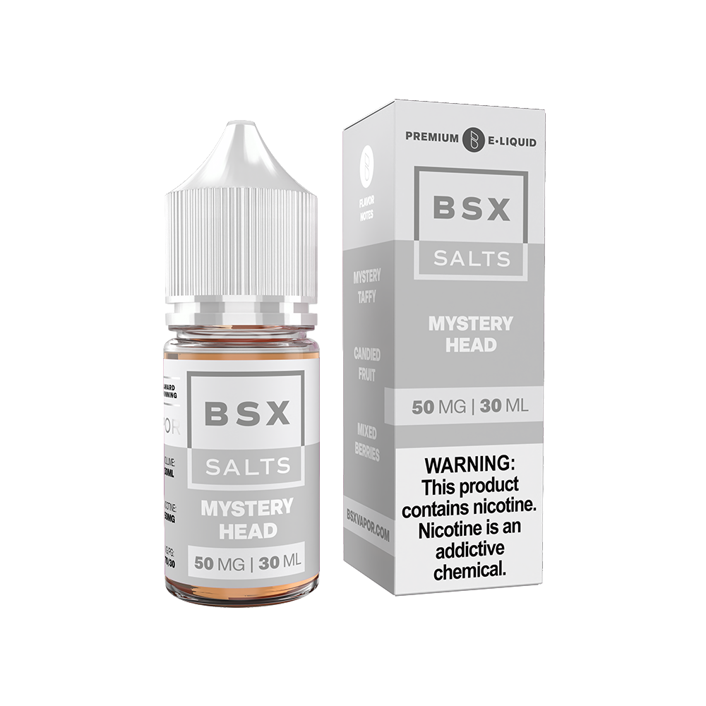 GLAS BSX TFN Salt Series E-Liquid | 50mg | 30mL | (Salt Nic) | Mystery Head with packaging