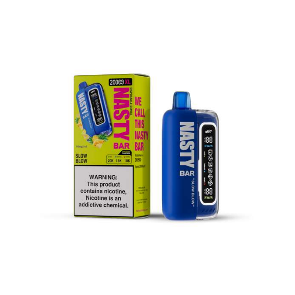 Nasty Bar XL Disposable | 20000 Puffs | 17mL | 50mg | MOQ 5 | Slow Blow with packaging