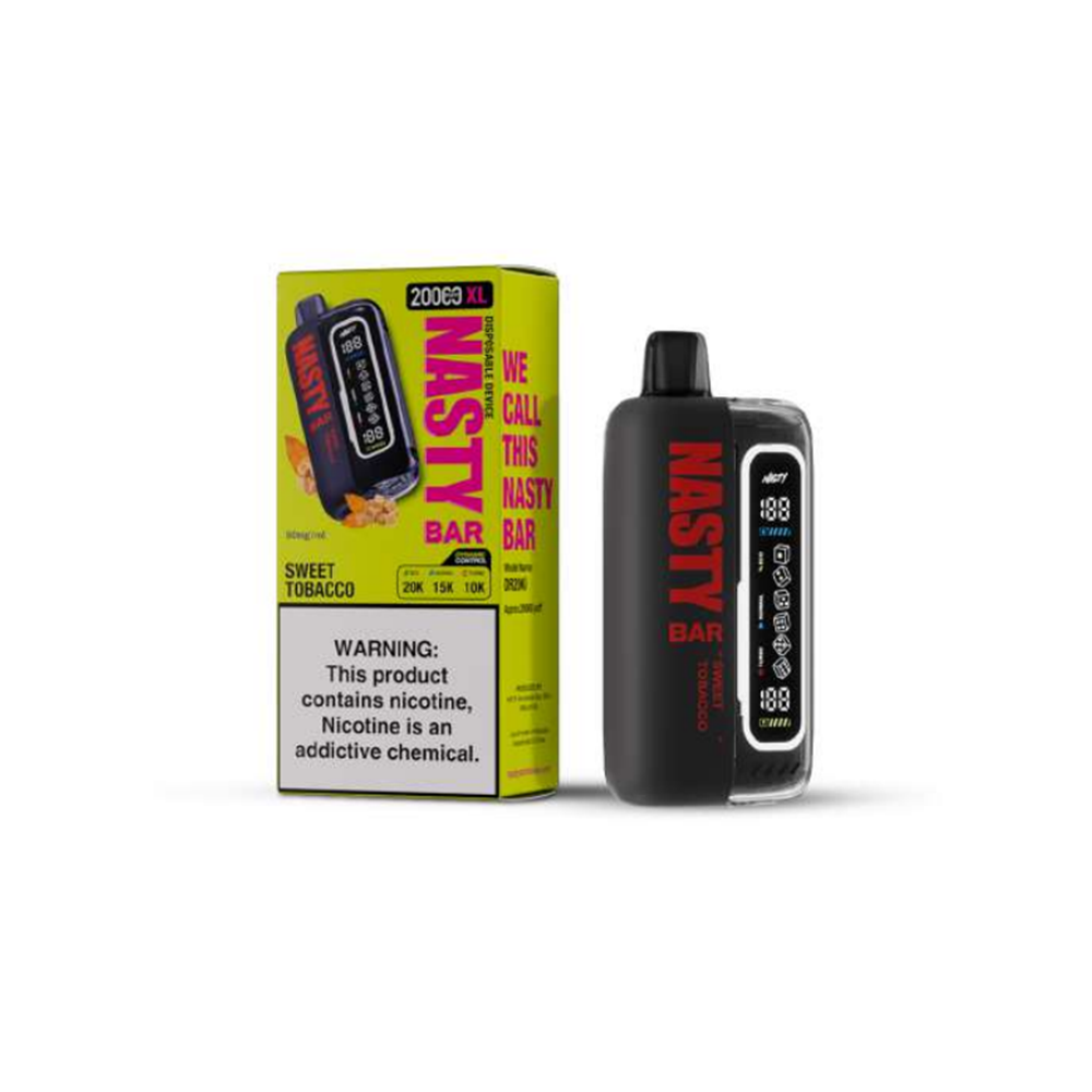 Nasty Bar XL Disposable | 20000 Puffs | 17mL | 50mg | MOQ 5 | Sweet Tobacco with packaging