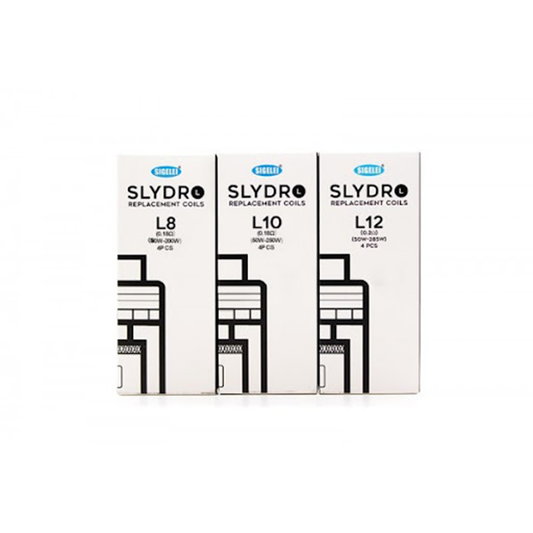 Sigelei Slyder Coils (4-Pack) - Group Photo with Packaging