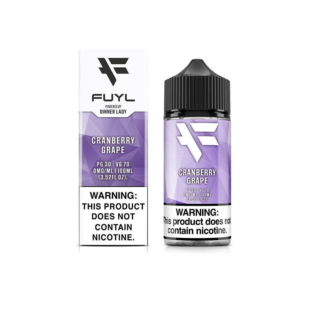 Fuyl (100mL)(Freebase)- Cranberry Grape with packaging