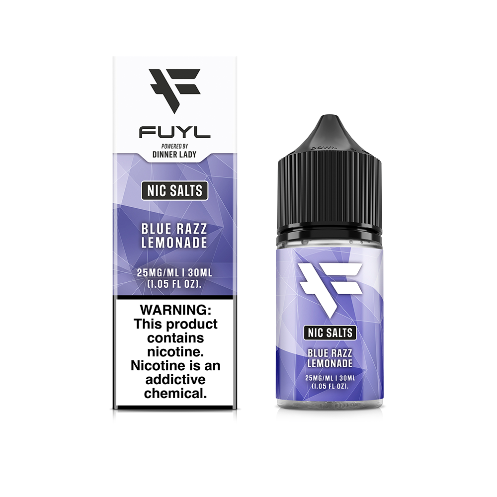 Fuyl Salt Series E-Liquid 30mL (Salt Nic)- Blue Razz Lemonade with packaging