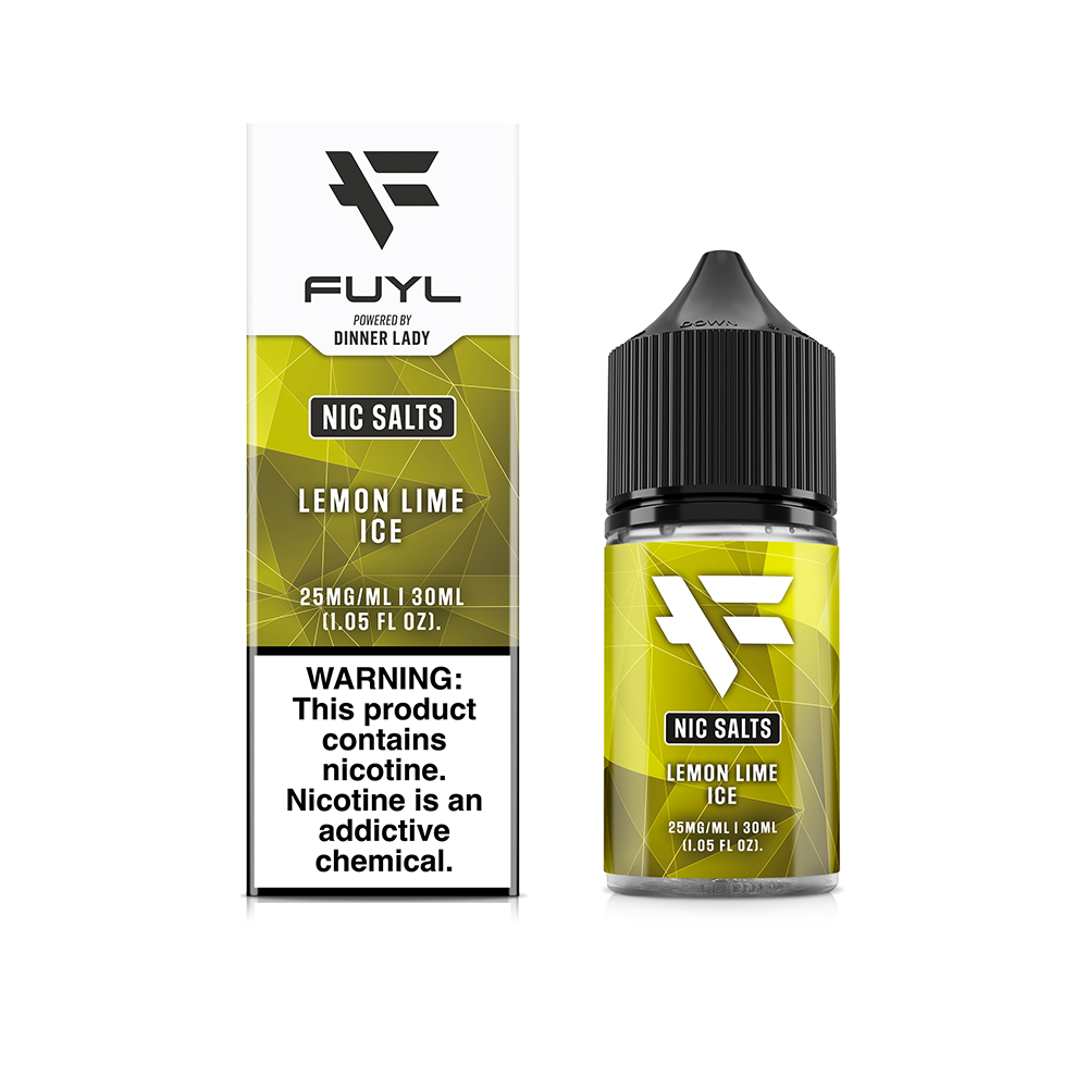 Fuyl Salt Series E-Liquid 30mL (Salt Nic)- Lemon Lime with packaging