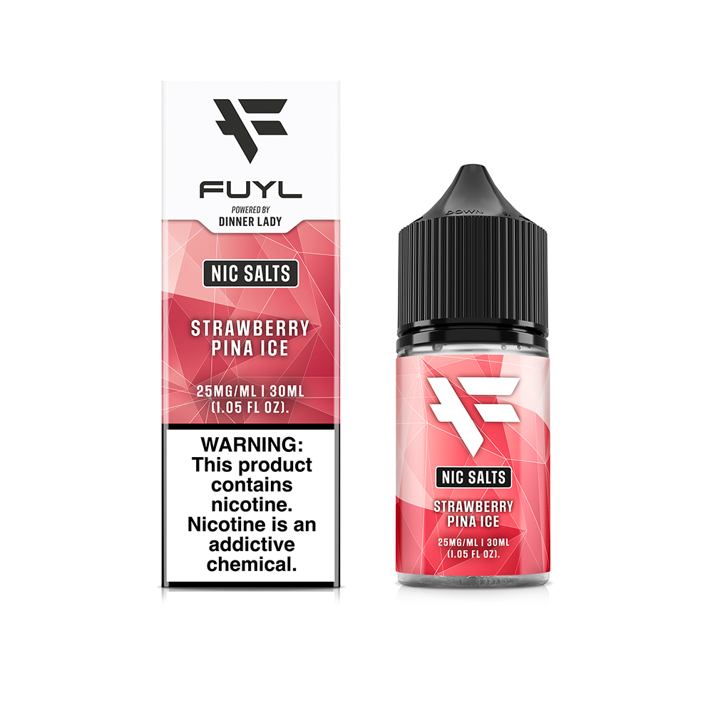 Fuyl Salt Series E-Liquid 30mL (Salt Nic)- Strawberry Pina Ice with packaging