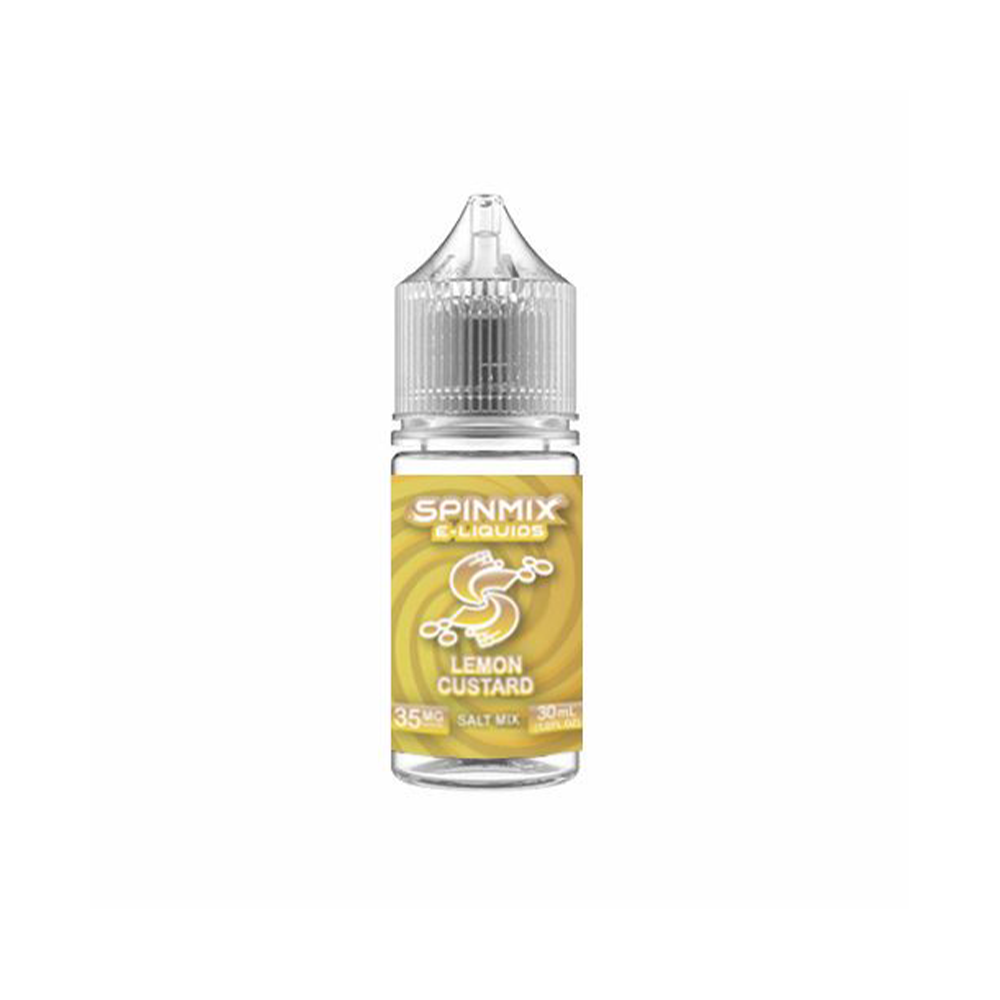 Spinmix E-Liquid 30mL (Salt Nic)-Lemon Custard