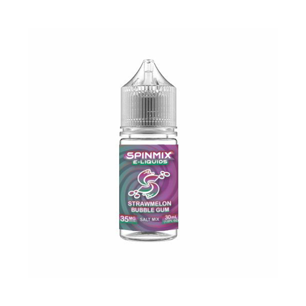 Spinmix E-Liquid 30mL (Salt Nic)-Strawmelon Bubble Gum