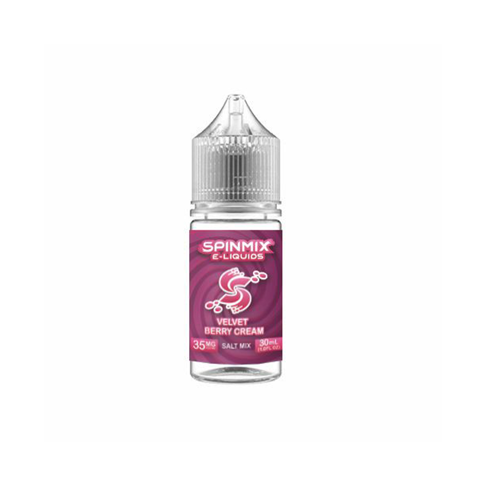 Spinmix E-Liquid 30mL (Salt Nic)-Velvet Berry Cream
