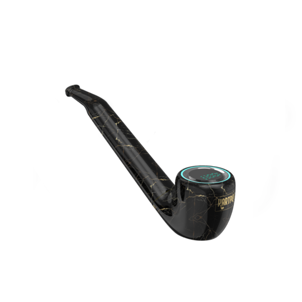 Luzid Kart Pipe 510 Battery Mod (650mAh) | Black Gold Marble