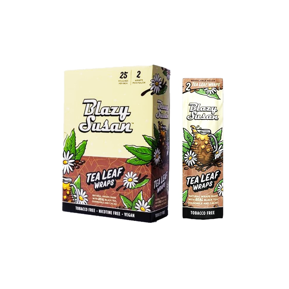 Blazy Susan Tea Leaf Wraps 2-Pack (25pc Display)