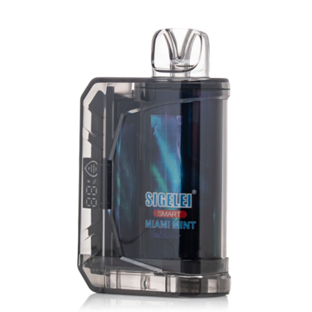 Sigelei Smart AC10000 Disposable | 10000 Puffs | 20mL | 50mg | MOQ 5 | Miami Mint