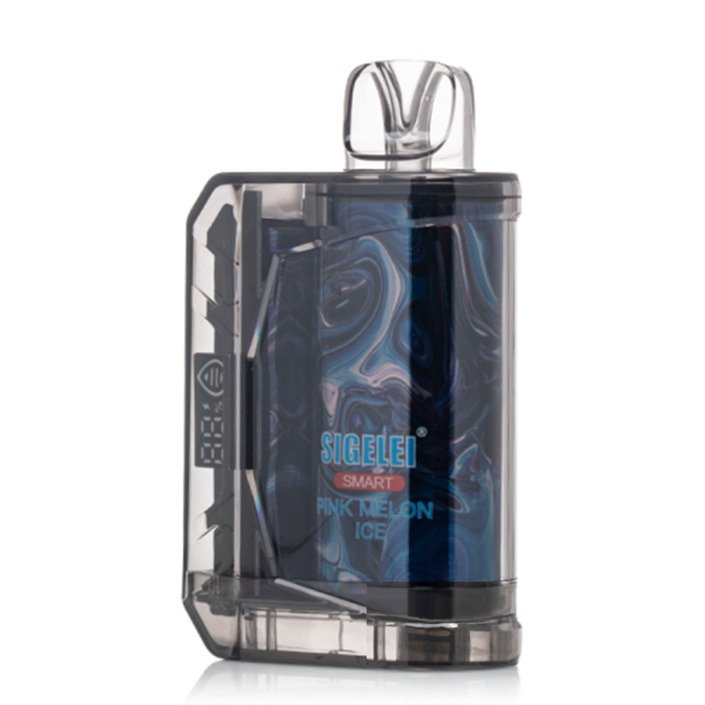 Sigelei Smart AC10000 Disposable | 10000 Puffs | 20mL | 50mg | MOQ 5 | Pink Melon Ice