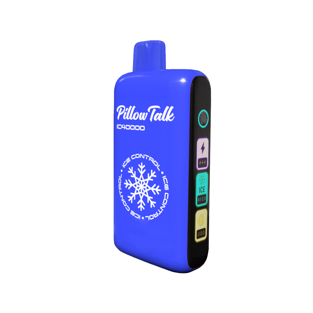 Pillow Talk IC40000 Disposable | 40000 Puffs | 20mL | 50mg | MOQ 5 | Blue Razz Ice