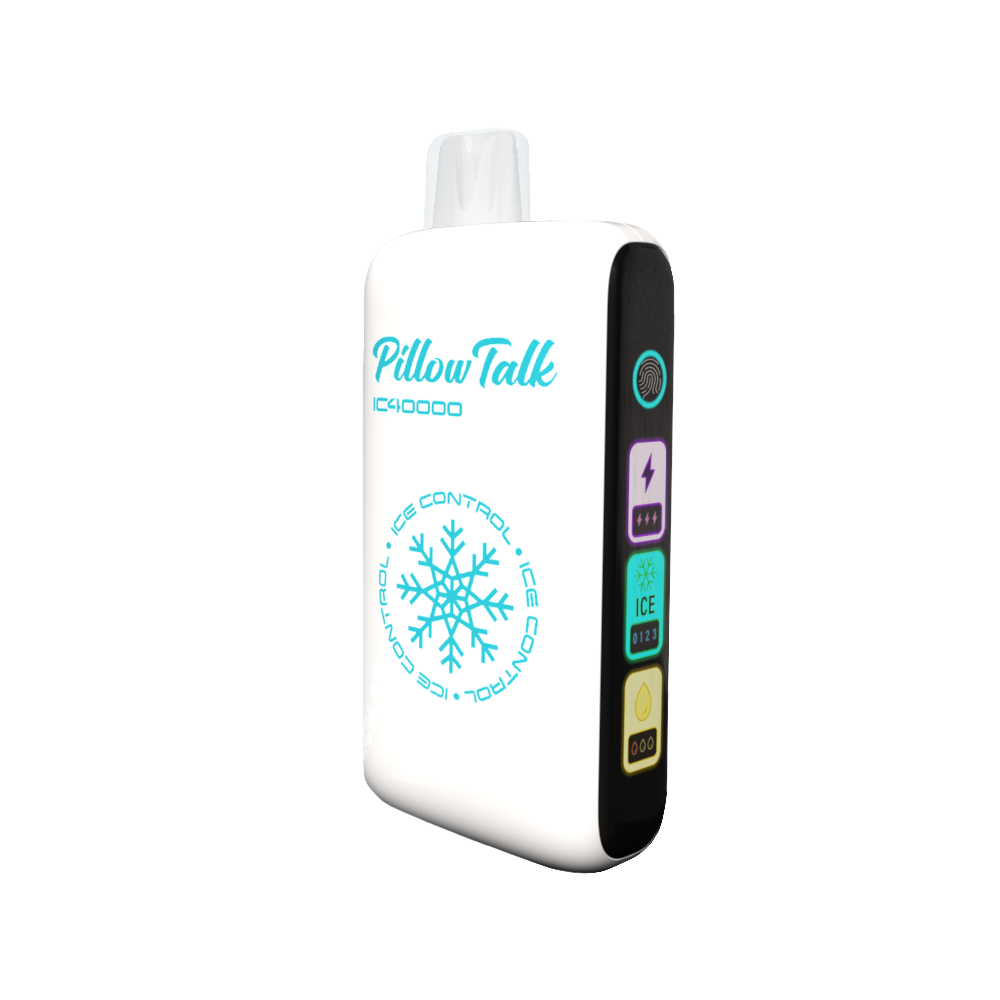 Pillow Talk IC40000 Disposable | 40000 Puffs | 20mL | 50mg | MOQ 5 | White Gummy Ice