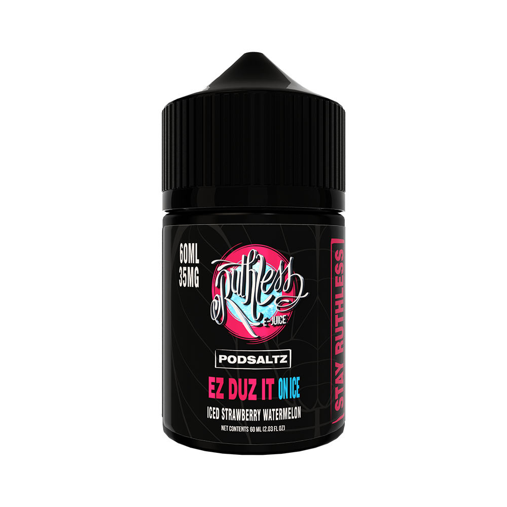 Ruthless Salt Series E-Liquid 60mL (Salt Nic)- EZ Duz It On Ice