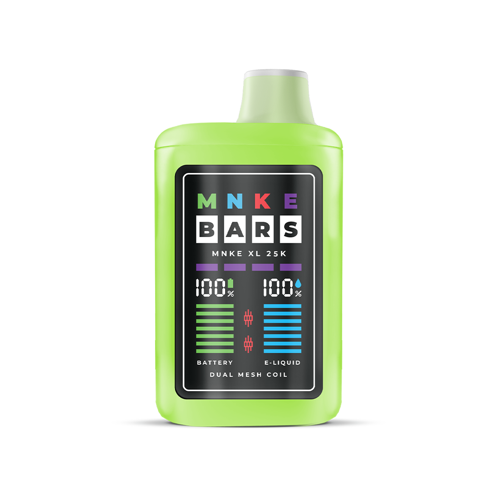 MNKE Bars XL ZERO Disposable | 25000 Puffs | 18mL | 0mg | MOQ 5 | Yummy Gummy