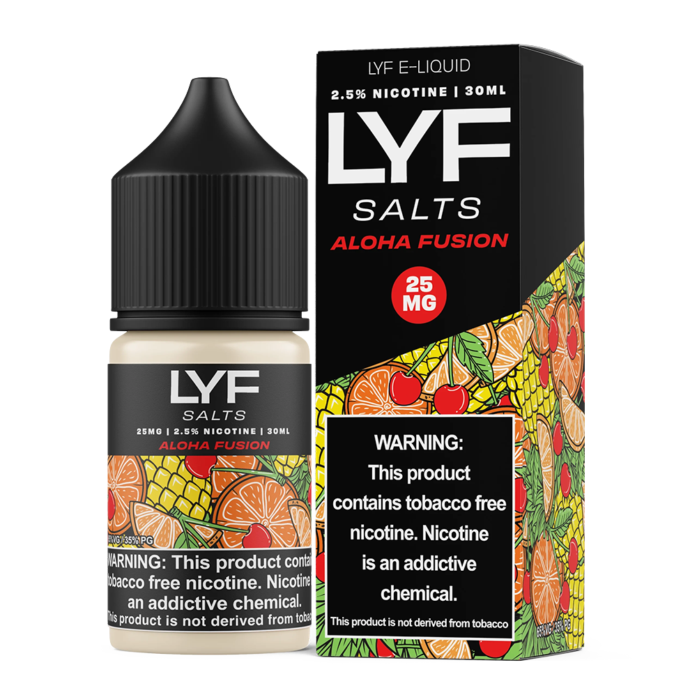 LYF Series E-Liquid 30mL (Salt Nic)-Aloha Fusion
