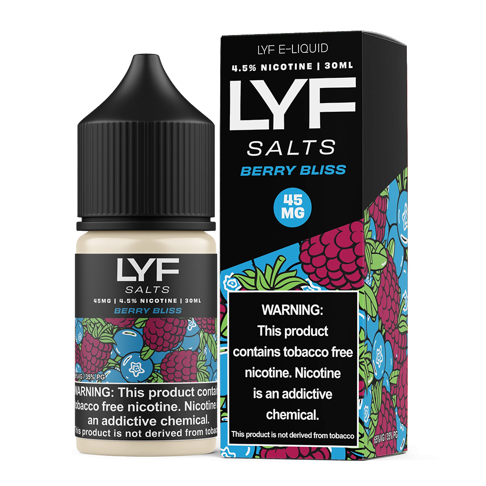 LYF Series E-Liquid 30mL (Salt Nic)- Berry Bliss
