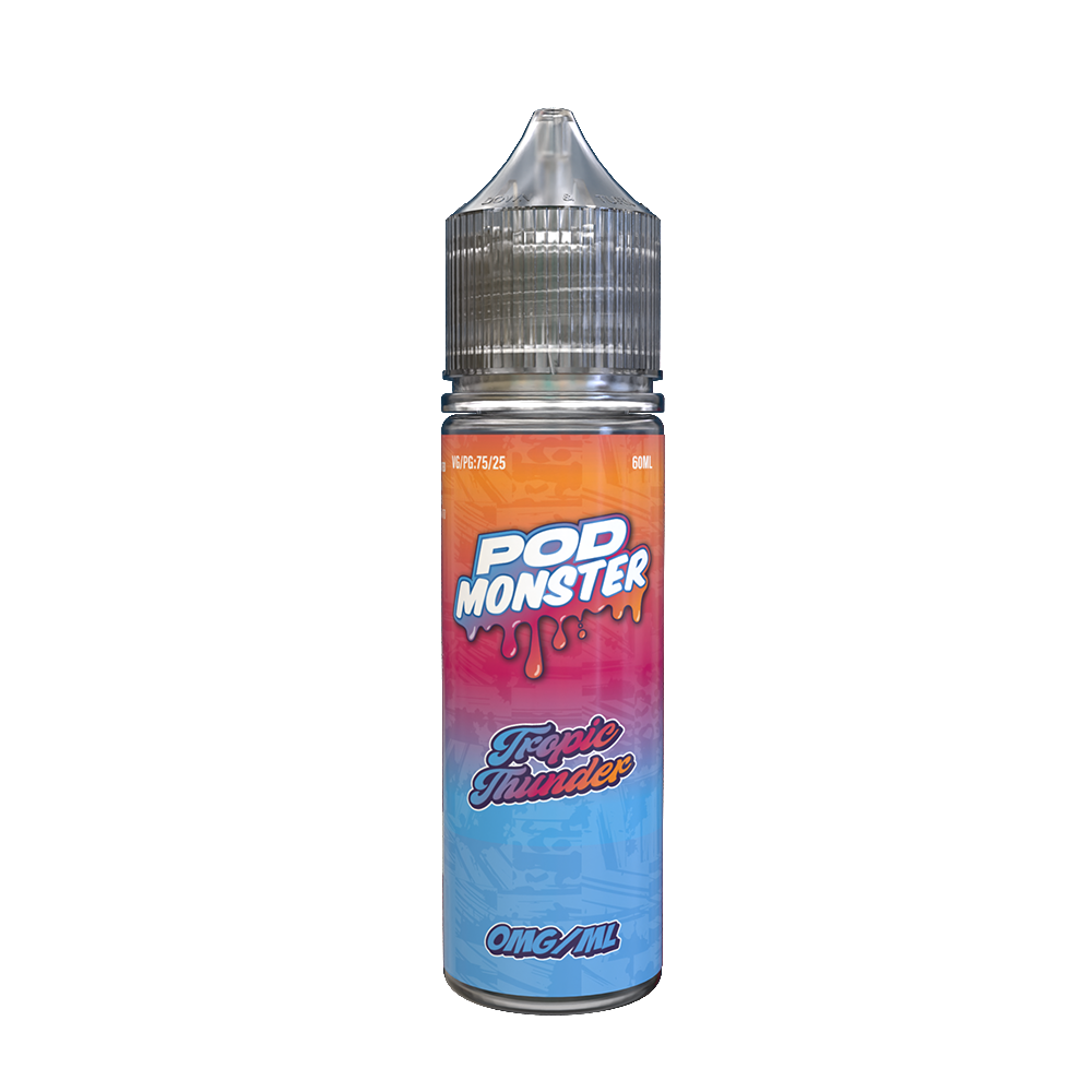 Pod Monster Series E-Liquid 60mL (Freebase) - Tropic Thunder
