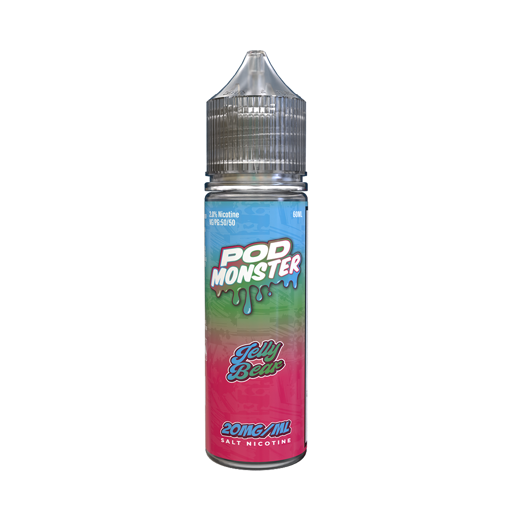 Pod Monster Series E-Liquid 60mL (Salt Nic) - Jelly Bear