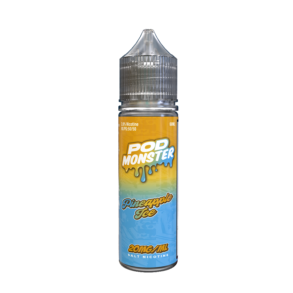 Pod Monster Series E-Liquid 60mL (Salt Nic) - Pineapple Ice
