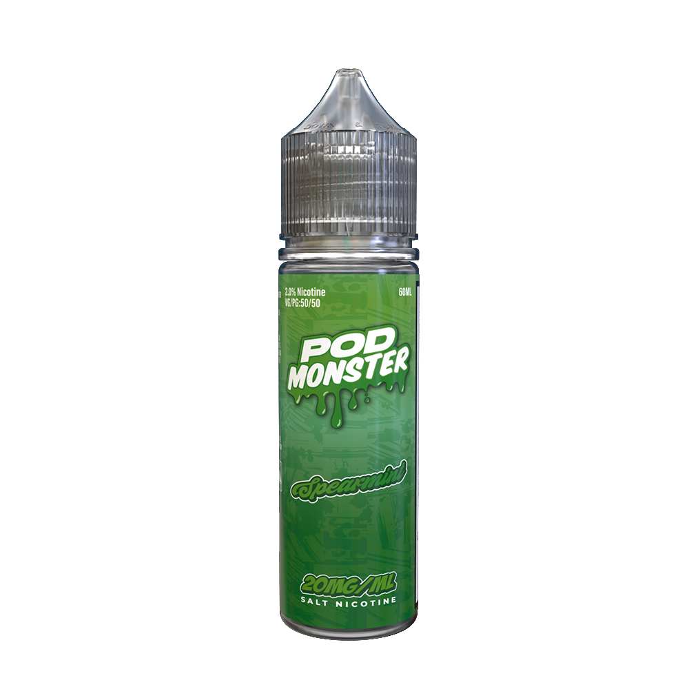 Pod Monster Series E-Liquid 60mL (Salt Nic) - Spearmint