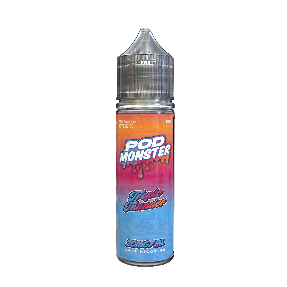 Pod Monster Series E-Liquid 60mL (Salt Nic) - Tropic Thunder