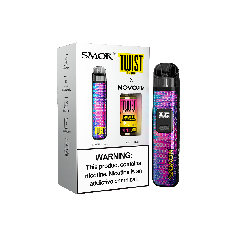 Collab Bundle – SMOK Novo Pro Device + Daddy’s Vapor 10mL Juice - Pink Punch Lemonade