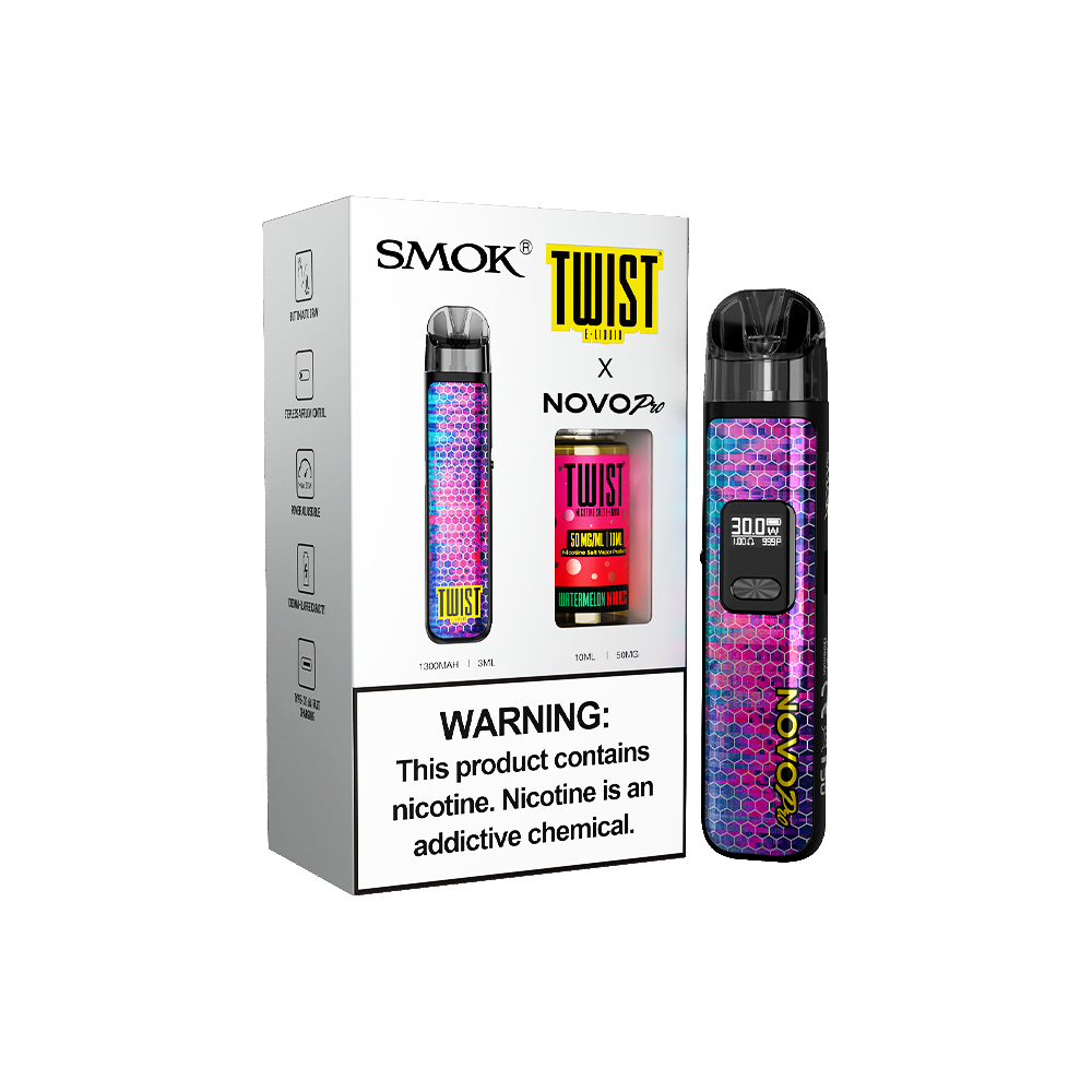 Collab Bundle – SMOK Novo Pro Device + Daddy’s Vapor 10mL Juice - Watermelon Madness