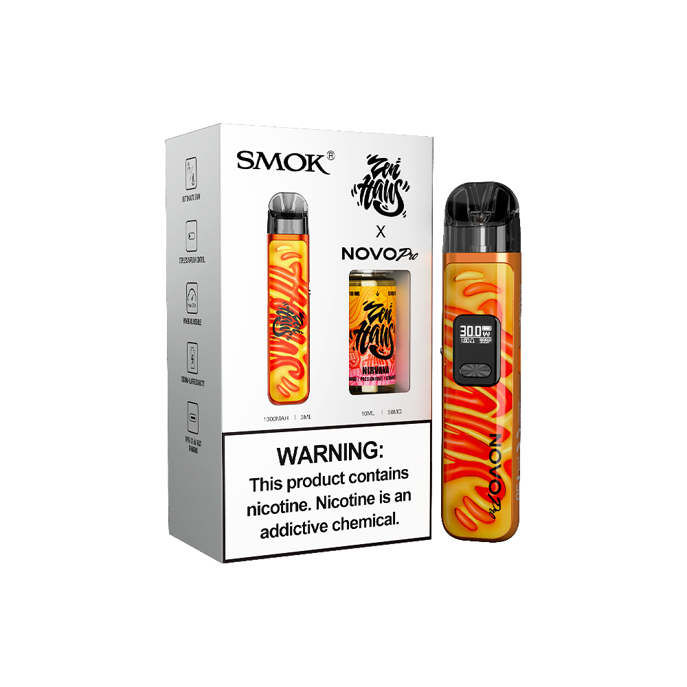 Collab Bundle – SMOK Novo Pro Device + Daddy’s Vapor 10mL Juice - Nirvana with packaging