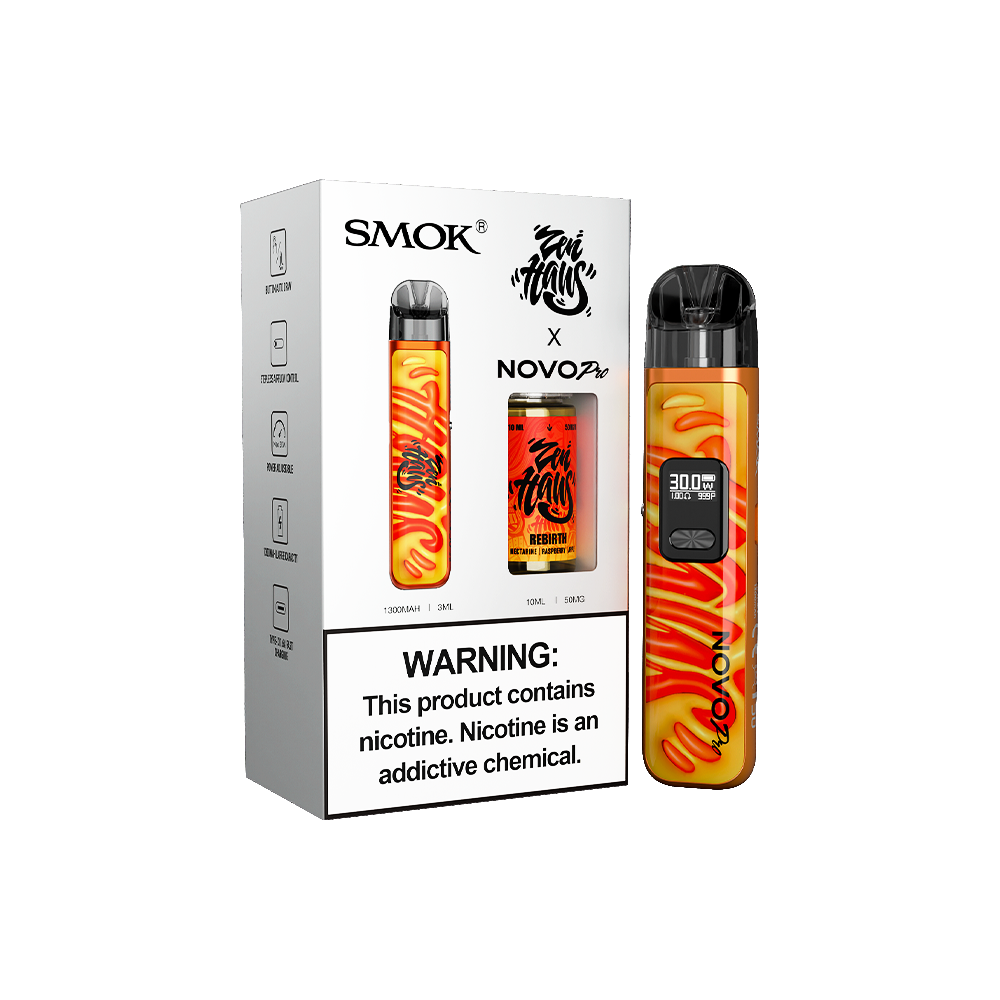 Collab Bundle – SMOK Novo Pro Device + Daddy’s Vapor 10mL Juice - Rebirth with packaging