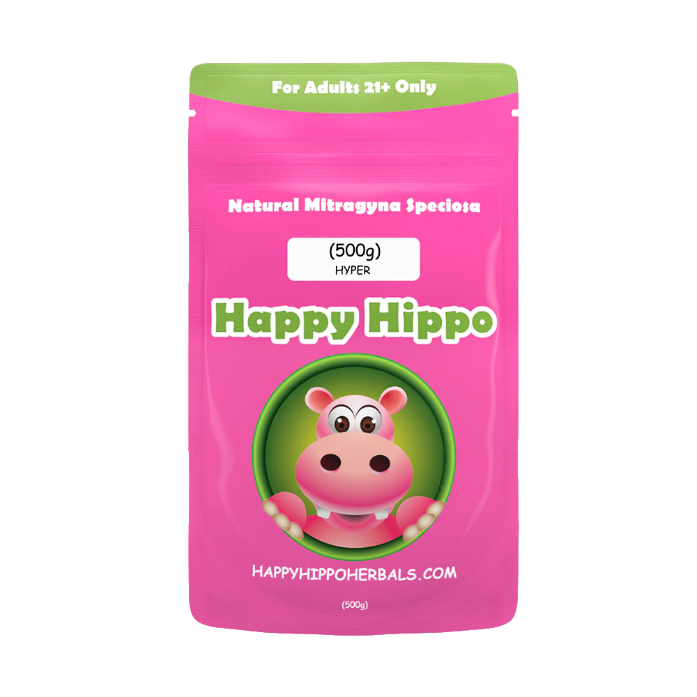 Happy Hippo Kratom Powder (28-500g) - Hyper 500g