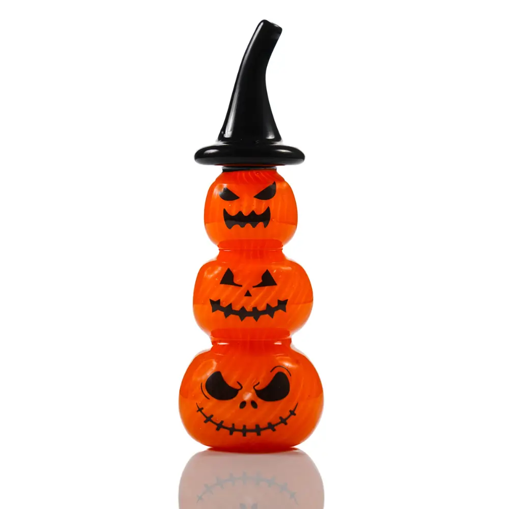 MKGlass TXH20 Toxic Pumpkin Hand Hand-Pipe