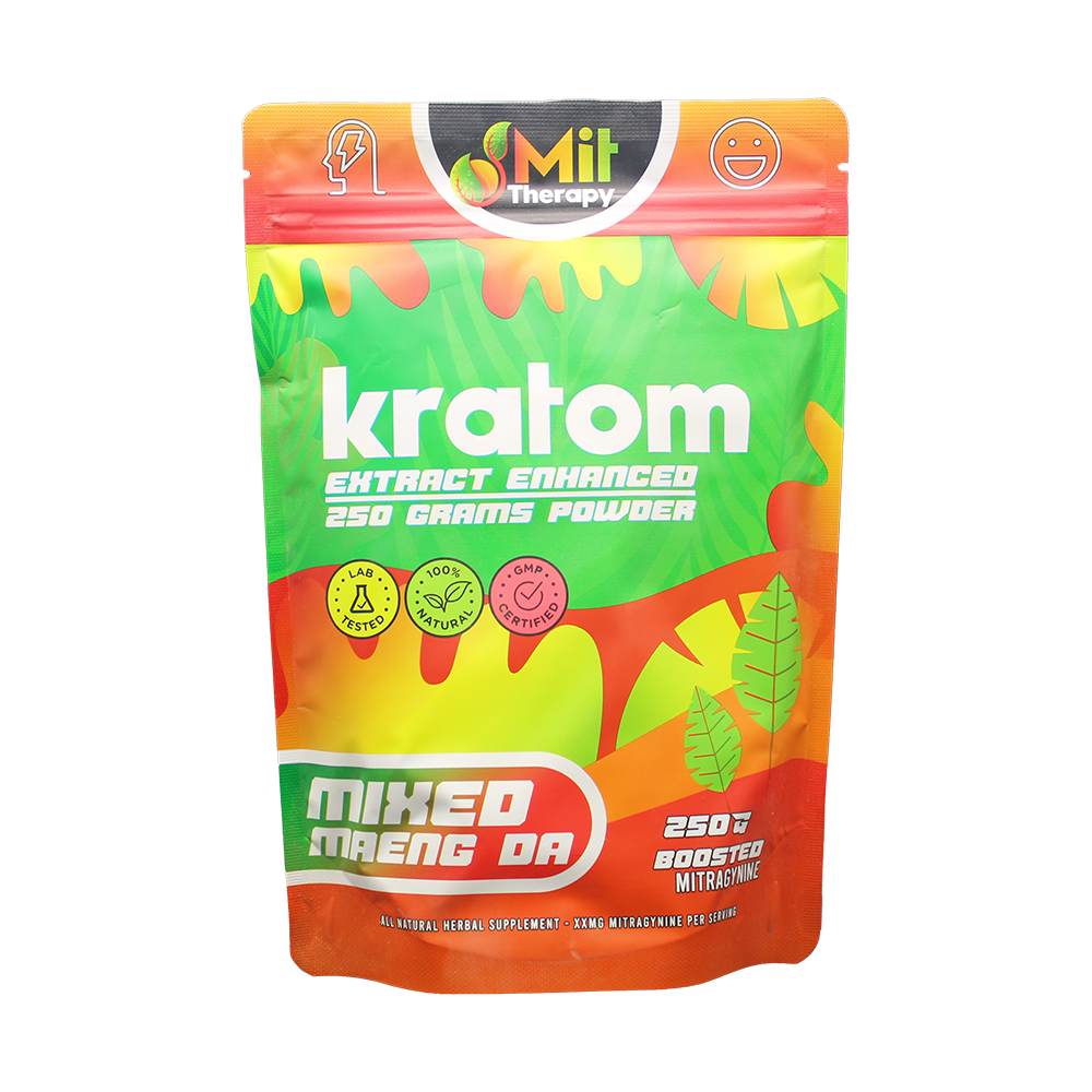 MIT Therapy Kratom Powder (650mg 250g Pouch) - Mixed Maeng DA