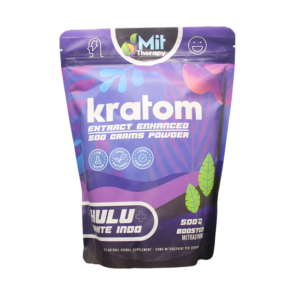 MIT Therapy Kratom Powder (650mg 500g Pouch) - Hulu/ White Indo