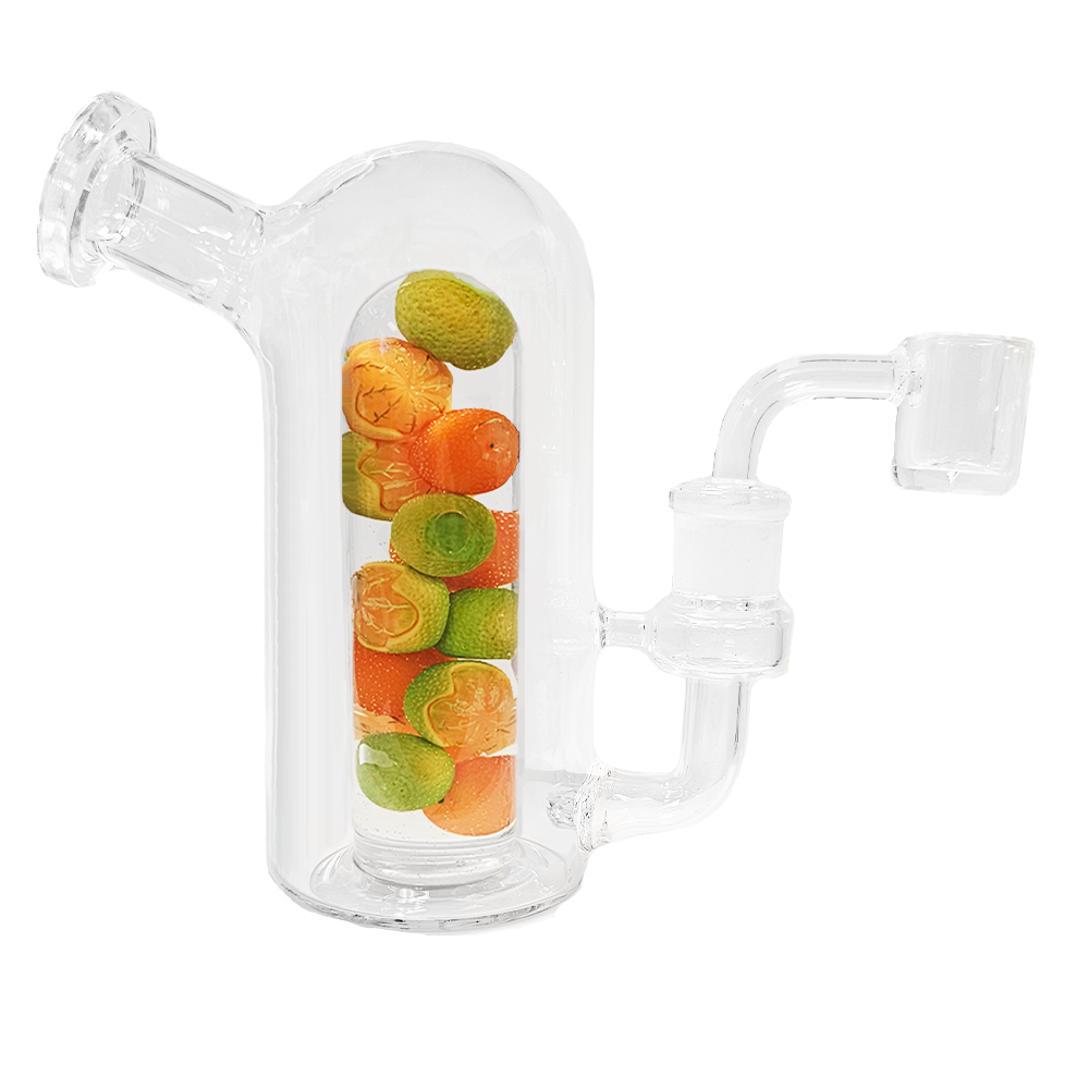 Fantasy Inamo Glass Water Pipe + Banger-Citrus Fruits