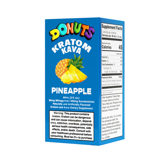 Donuts Kratom + Kava Shot 30mL (12pc Display)