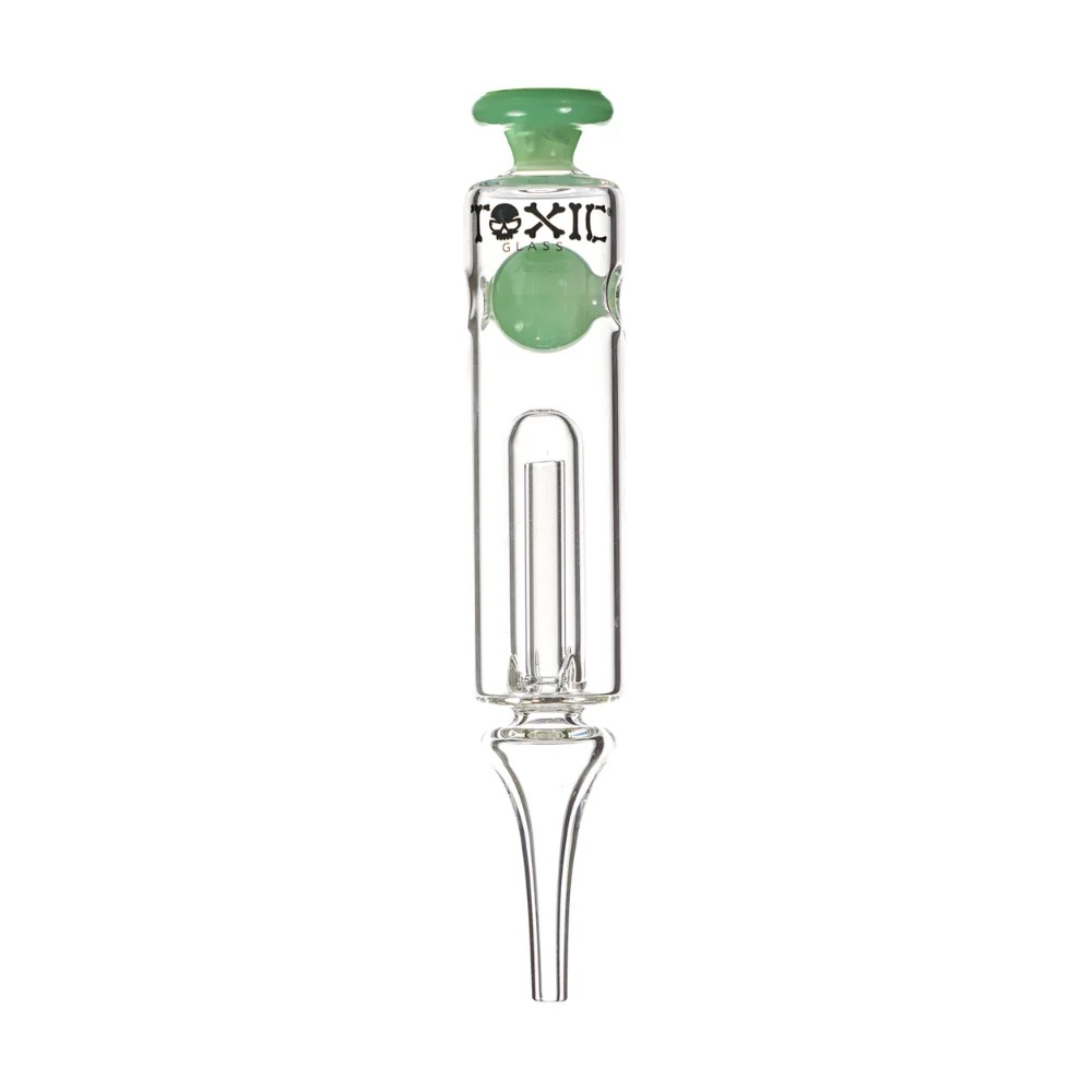 MKGlass TXNC32 Toxic Sphere Glass Nectar Collector - Jade Green