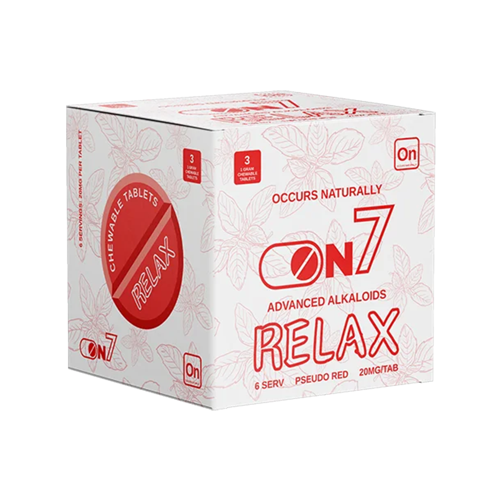 ON7 Kratom Tablet 60mg 3ct Pack (10pc Display)