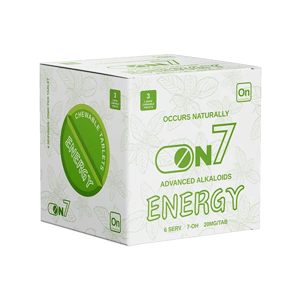 ON7 Kratom Tablet 60mg 3ct Pack (10pc Display)