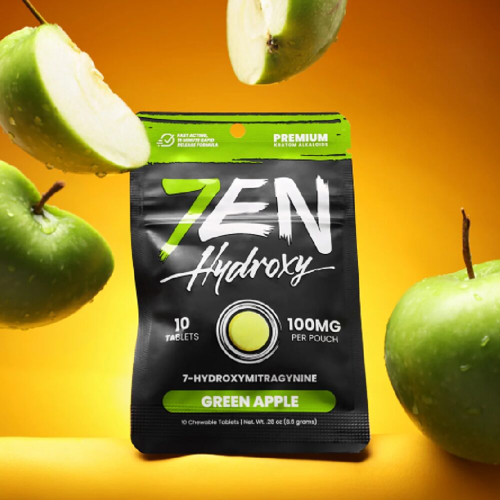 7EN Hydroxy (Tablets)(10mg per tablet)(10ct per pouch) - Green Apple